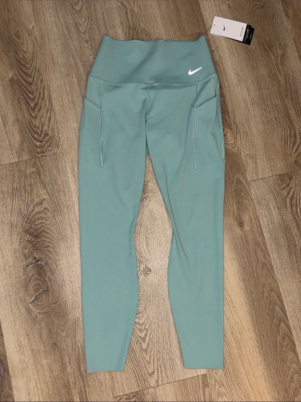 Nike Sage Green High-Rise Training Leggings